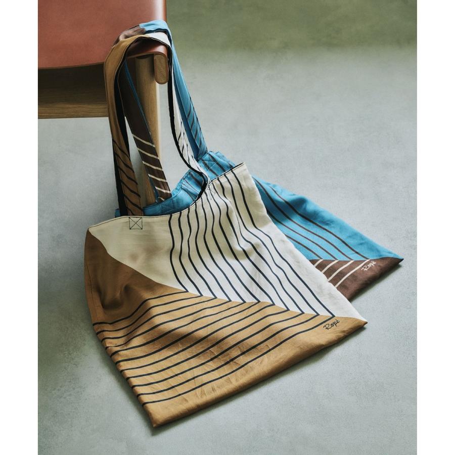 ROPE トートバッグ ROPE'（ロペ） 幾何学柄シルクトートバッグ : マルイ(丸井)Yahoo!店