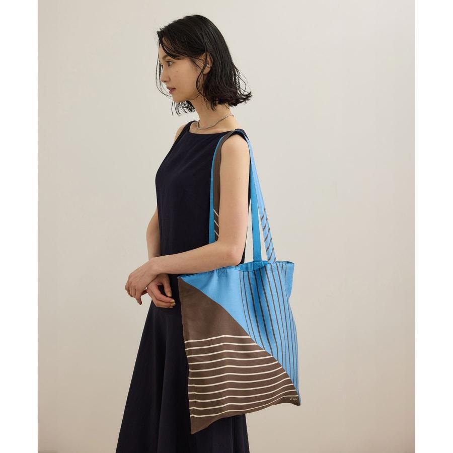 ROPE'（ロペ） 幾何学柄シルクトートバッグ : マルイ(丸井)Yahoo!店