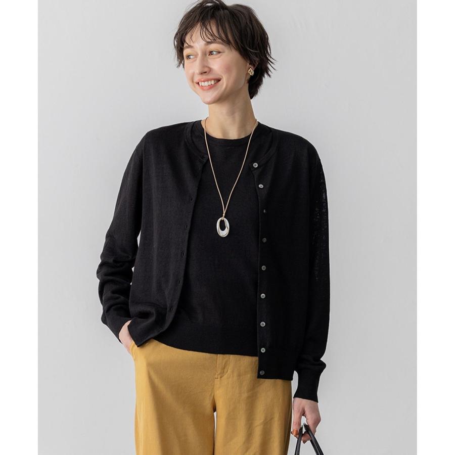 23区 【杏さん着用/Oggi6月号掲載】ピュアリネンハイゲージ