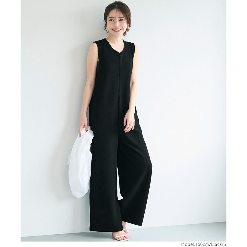 coca（コカ） エンボスフロントジップオールインワン 全2色 : マルイ