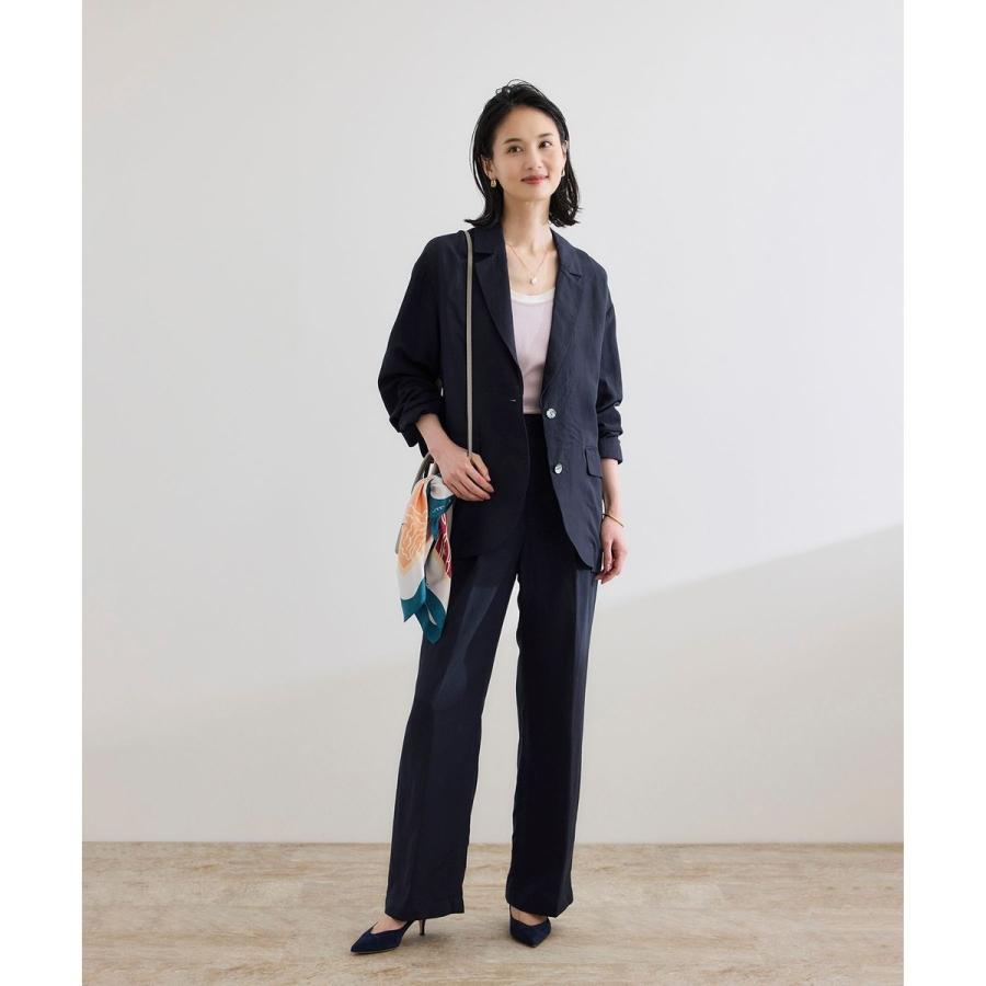 ROPE'（ロペ） レーヨンリネン ライトジャケット【セットアップパンツ