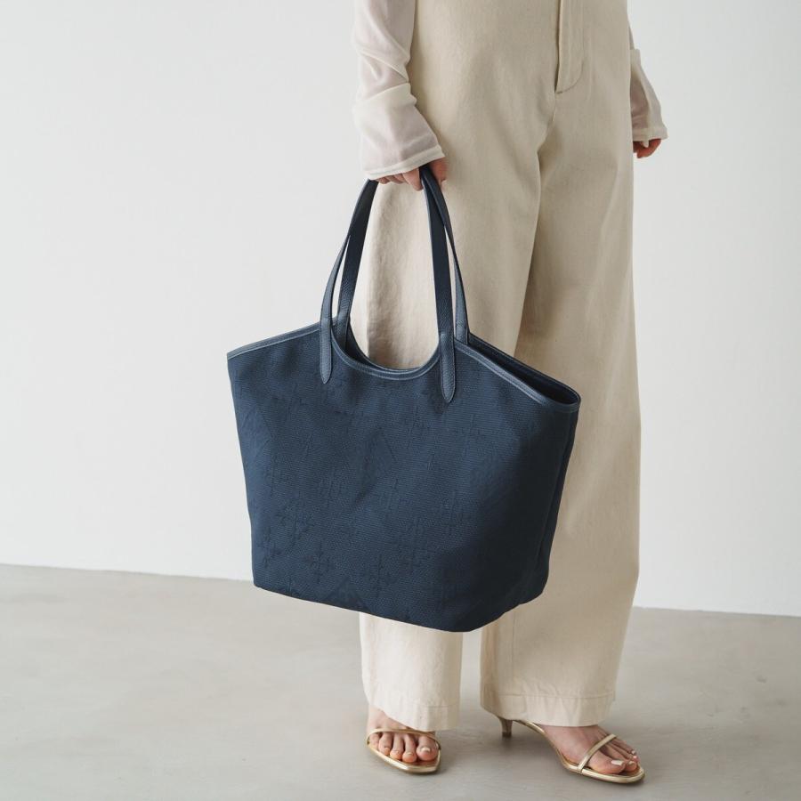 russet（ラシット） [人気素材が今年も登場]刺し子トートバッグ(CE