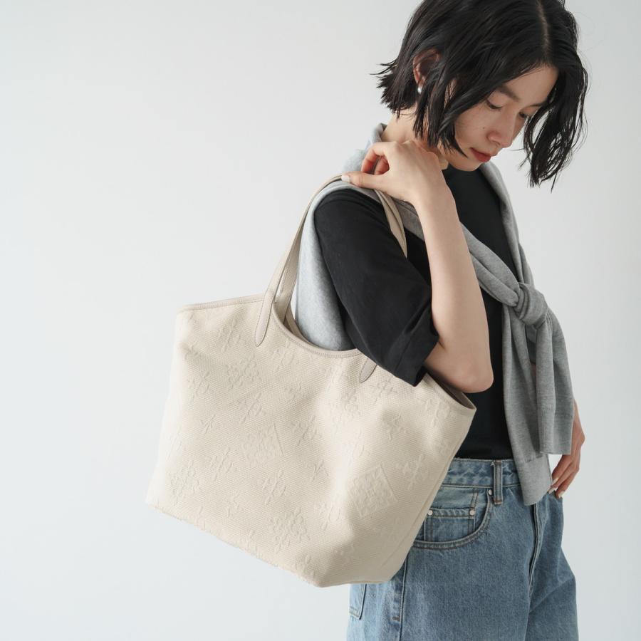 russet（ラシット） [人気素材が今年も登場]刺し子トートバッグ(CE