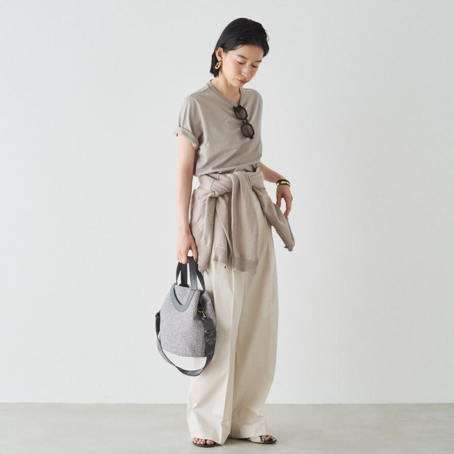 russet（ラシット） モノグラムテープ カゴ2wayトートバッグ(CE-1553