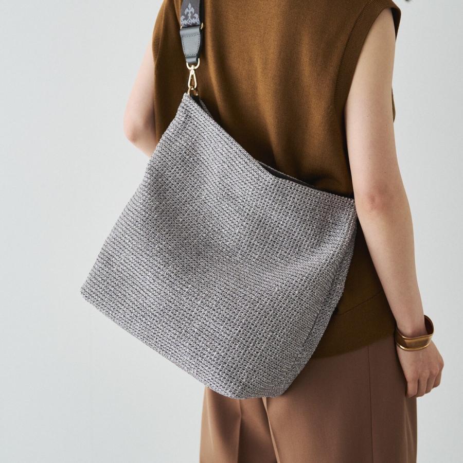 ラシット 2ウエイ　かごバッグ russet（ラシット）の「モノグラムテープ カゴ2wayバッグ（ショルダー