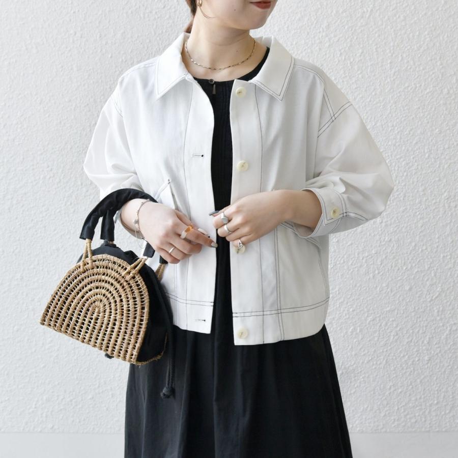 SHIPS any any:〈洗濯機可能〉オックス ステッチ ショート シャツ