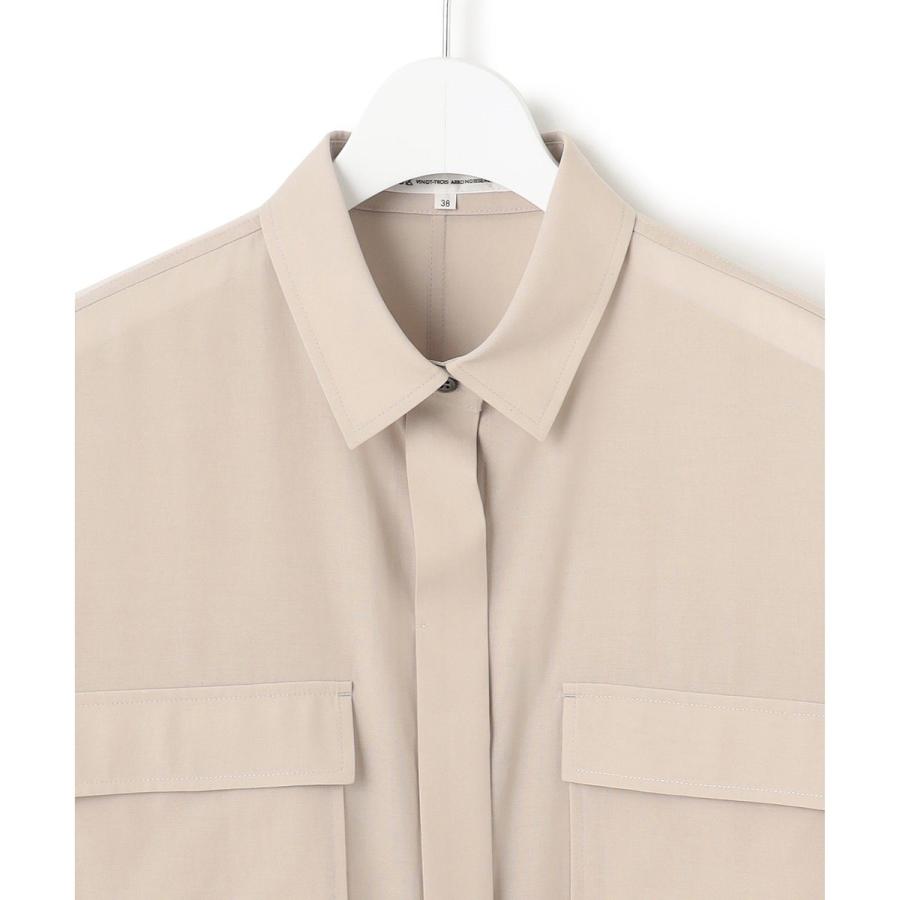 23区 【洗える】ライトシアーマットクロス ミリタリーディティール