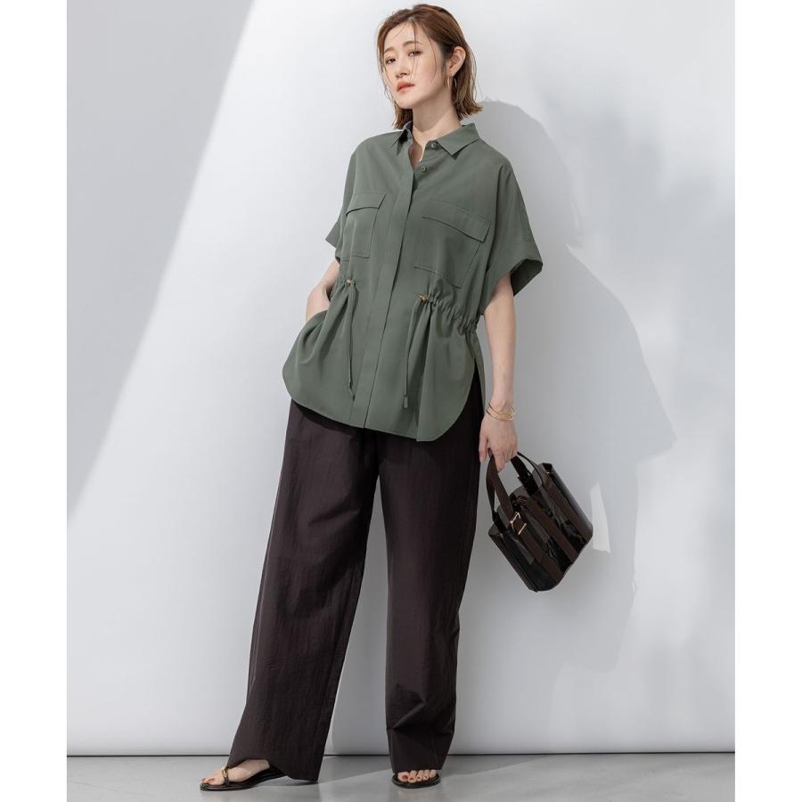 23区 【洗える】ライトシアーマットクロス ミリタリーディティール