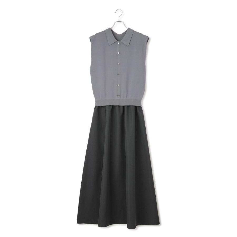 アダムエロペ（ADAM ET ROPE’）/【WEB限定】ニットベストドッキングワンピース ADAM ET ROPE'（アダムエロペ） 【WEB限定】ニットベストドッキング