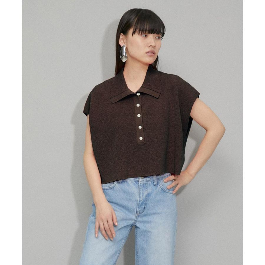 アダムエロペ WEB限定サステナブルニットポロTEE ADAM ET ROPE'｜【WEB限定】・【サステナブル】ニットポロTEE