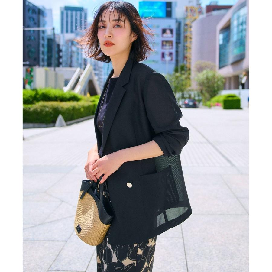 anySiS 【吸水速乾・洗える】シアーメッシュ ジャケット ANY SIS 【吸水速乾・洗える】シアーメッシュ ジャケット