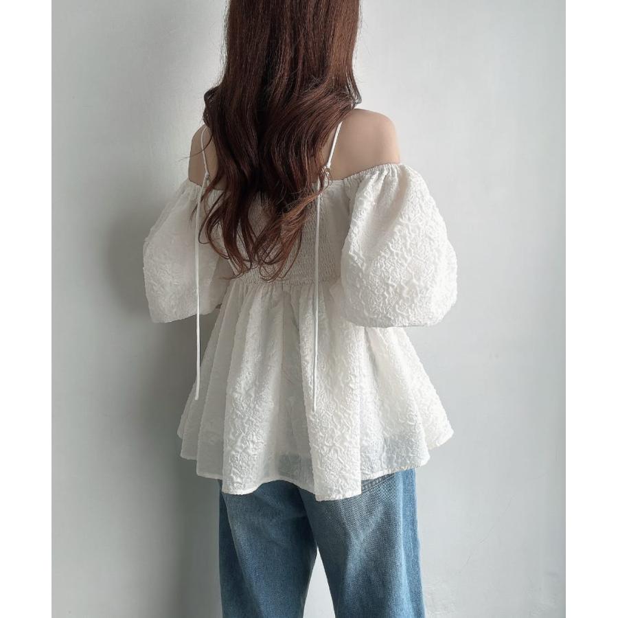 Meiru 2wayオフショルジャガードペプラムトップス : マルイ(丸井)Yahoo