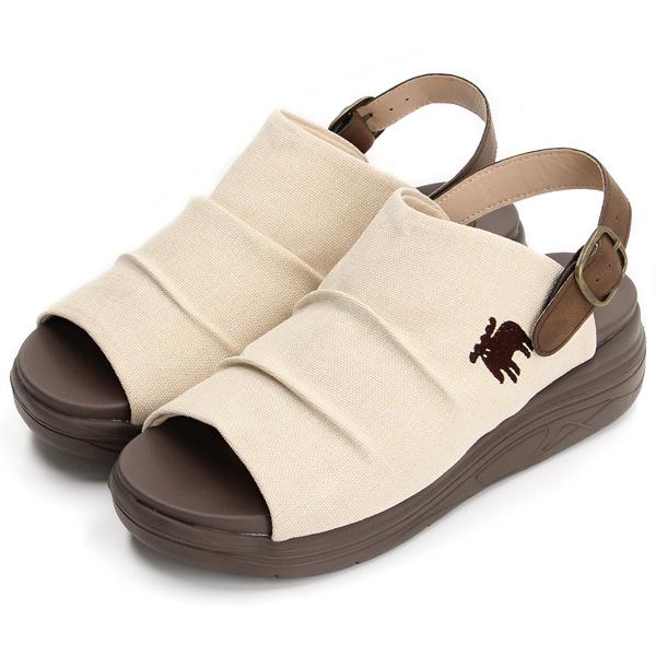 moz（モズ） 【人気商品再入荷！】moz 厚底 2way ストラップ ギャザー