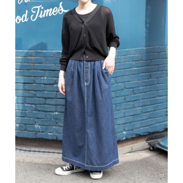 URBAN RESEARCH DOORS FORK&SPOON 綿麻デニムスカート : マルイ URBAN RESEARCH DOORS FORK&SPOON 綿麻デニムスカート : マルイ