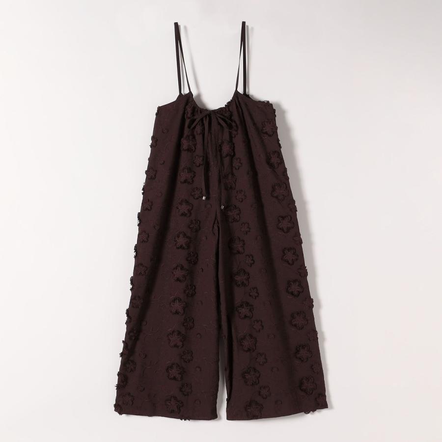 SHIPS any any:〈手洗い可能〉3D フラワー エンブロイダリー ギャザー