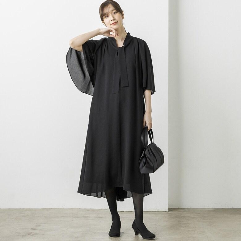 フォルムフォルマ（form forma）/【喪服】【洗える】ブラックワンピース/礼服/卒業式/入学式/七五三 form forma（フォルムフォルマ） 【喪服】【洗える】ブラック