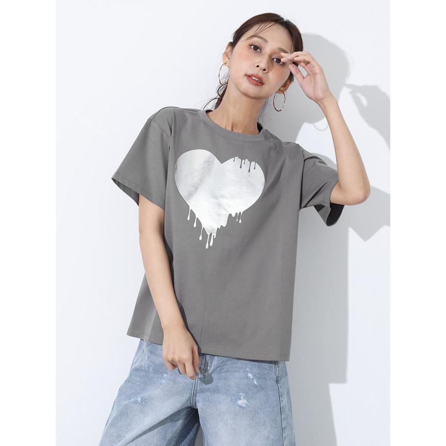 SCOTCLUB（スコットクラブ） 箔ハートプリントTシャツ : マルイ(丸井