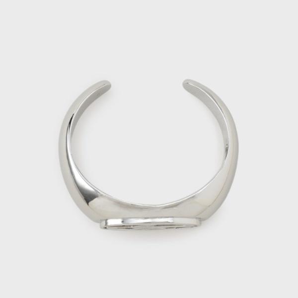 U silver1000*純銀製*ぽってりシンプルボリュームバングル silver1000