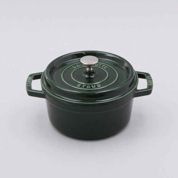 ピコ・ココット ラウンド 20cm バジルグリーン ＜staub ストウブ＞の画像