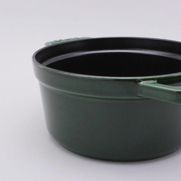 ピコ・ココット ラウンド 20cm バジルグリーン ＜staub ストウブ＞の画像