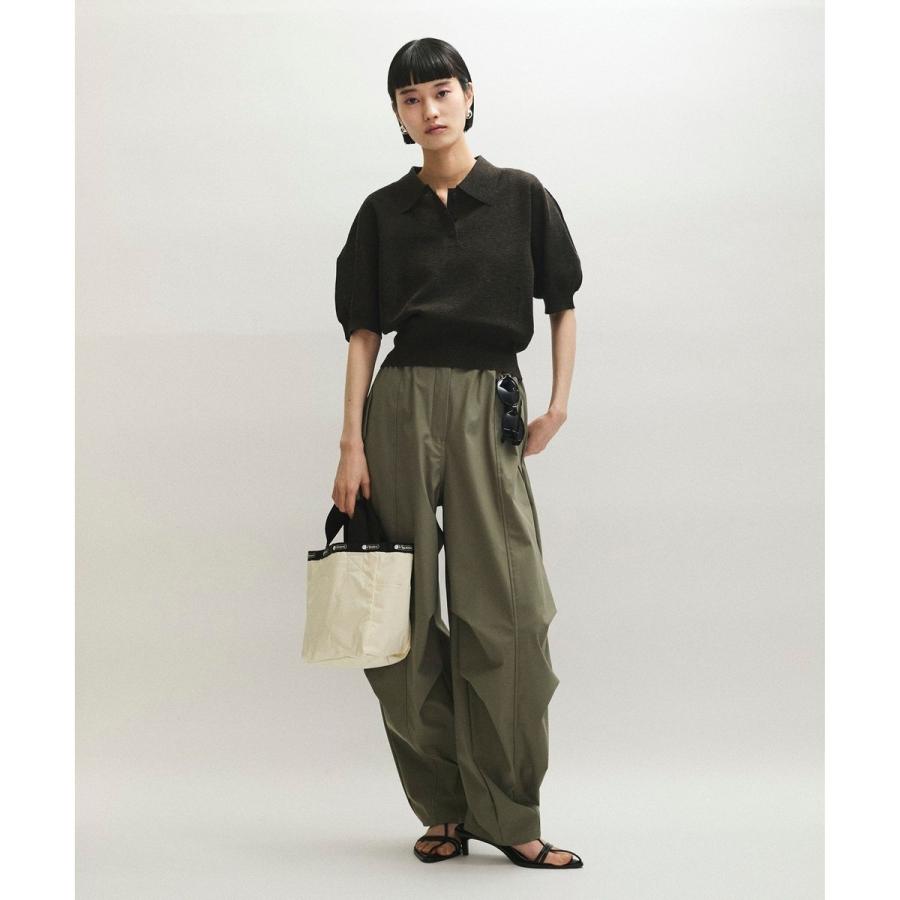 【美品】ADAM ET ROPÉ ラミーニットポロシャツ ADAM ET ROPÉ FEMME(アダム エ ロペ ファム) / ラミーニット