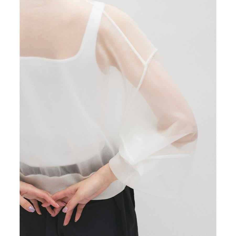 ADAM ET ROPE'（アダムエロペ） シアーロゴカーディガン : マルイ(丸井