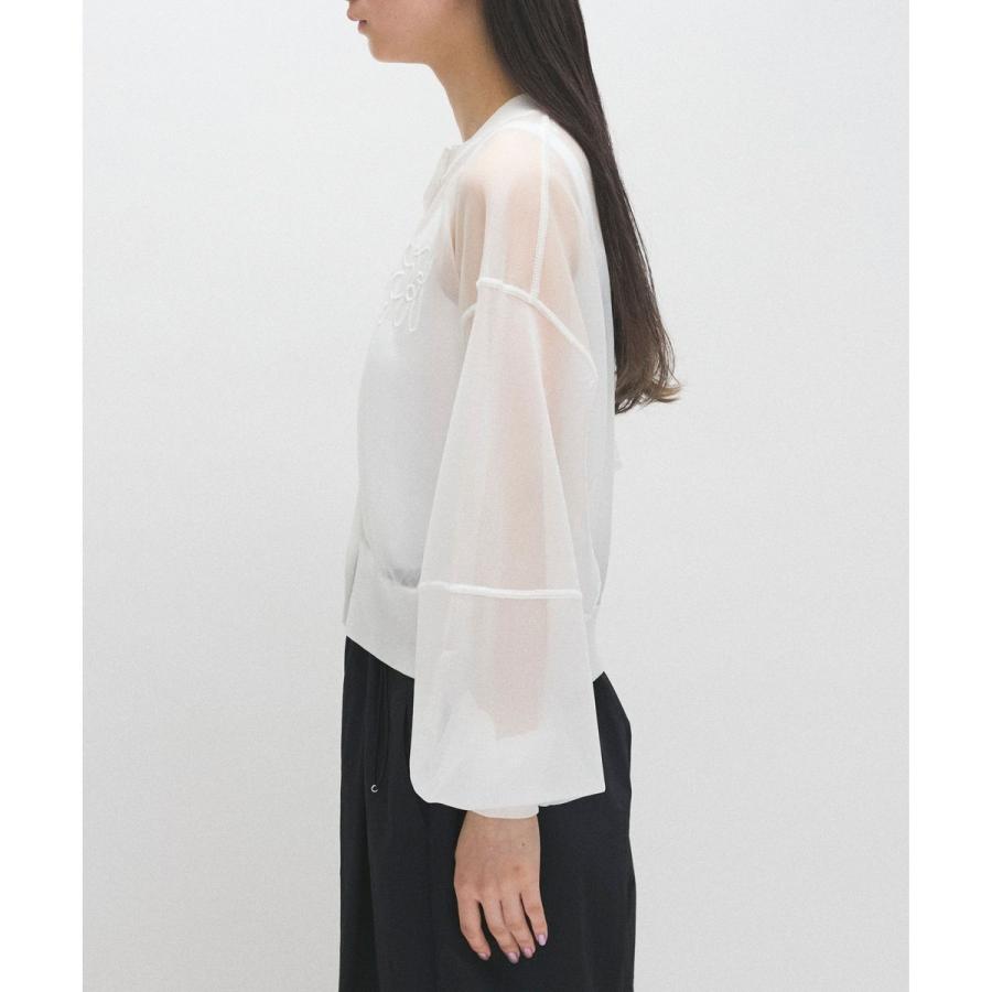 ADAM ET ROPE' シアーロゴカーディガン : マルイ(丸井)Yahoo!店