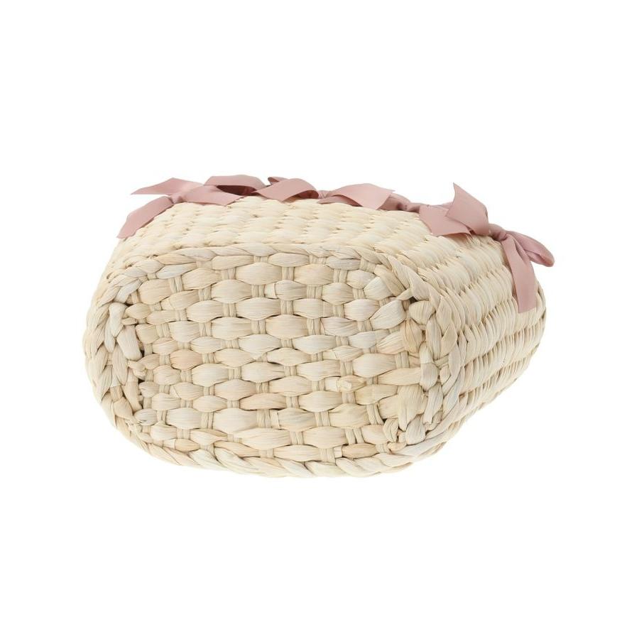 明日まで限定価格‼️パールハンドルメイズリボンカゴバッグ パールハンドルメイズリボンカゴバッグ/Maison de FLEUR（メゾン