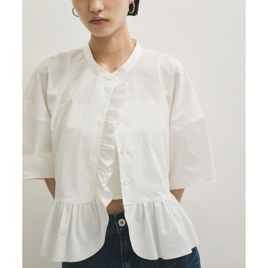 アダムエロペ フリルブラウス ADAM ET ROPE'（アダムエロペ） ブラウス シャツ ペタルフリルブラウス