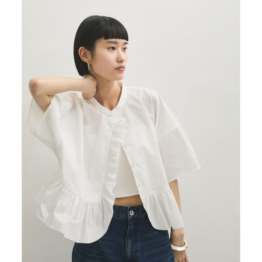 ADAM ET ROPE'（アダムエロペ） フリルブラウス : マルイ(丸井)Yahoo