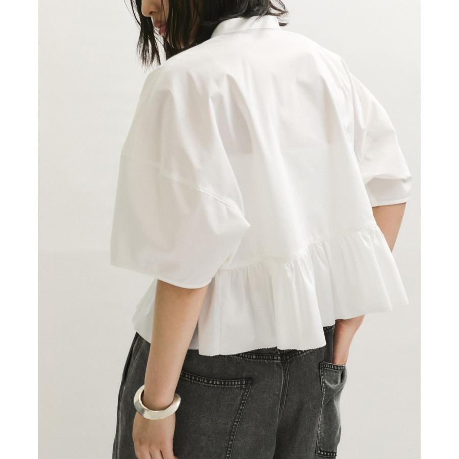 アダムエロペ フリルブラウス ADAM ET ROPE'（アダムエロペ） ブラウス シャツ 「WEB限定」フリル