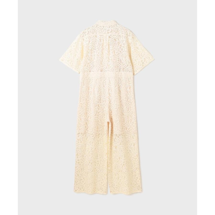 今期　未使用グレースコンチネンタル　アイボリー レース ジャンプスーツ　36 今期 未使用グレースコンチネンタル アイボリー レース ジャンプ