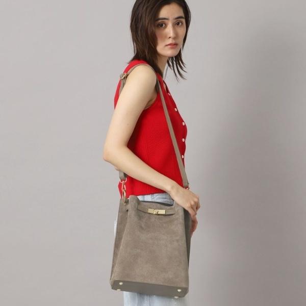 MILOS 金具付きスエードワンハンドルバッグ MILOS（ミロス）の「MILOS/ミロス 金具付きスエードワンハンドル