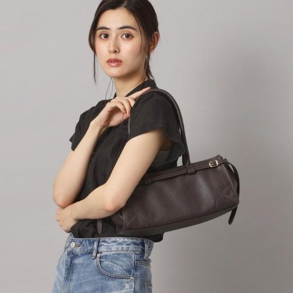 AULENTTI（オウレンティ）横長ベルト付きボストンバッグ AULENTTI 