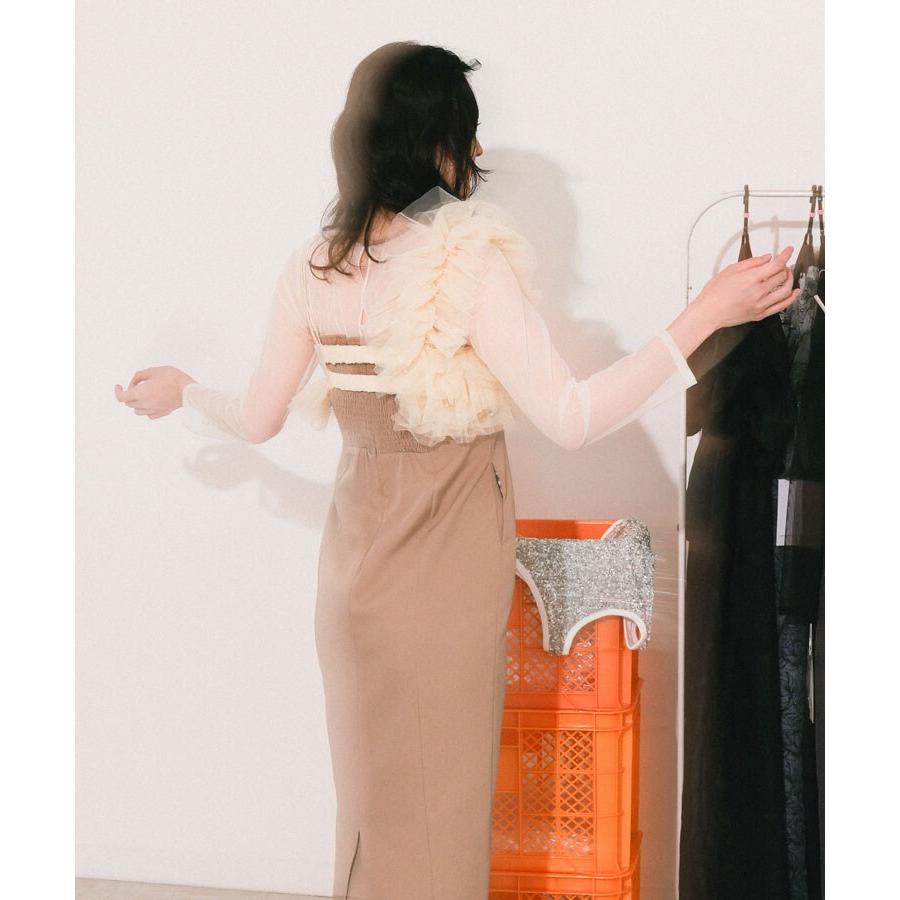 ANDRESD 【ANDRESD】pearl bustier dress : マルイ(丸井)Yahoo!店