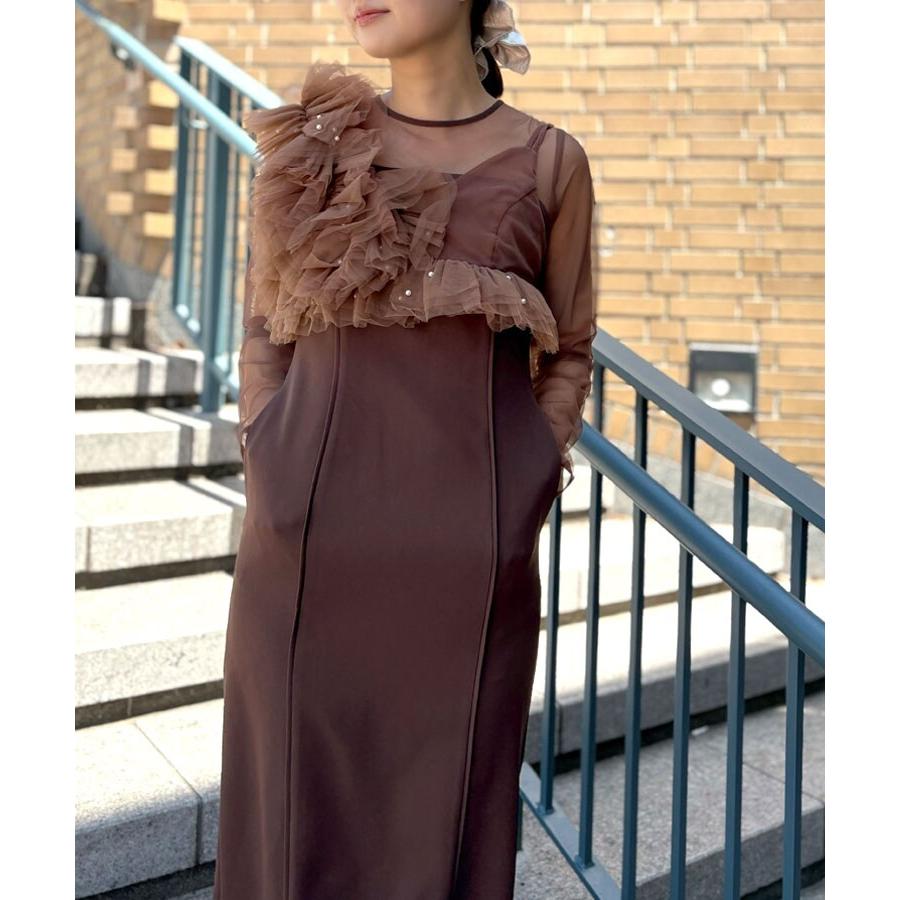 アンドレスド pearl bustier dress オケージョン ドレス パールビスチェドレス / pearl bustier dress（ドレス）｜ANDRESD