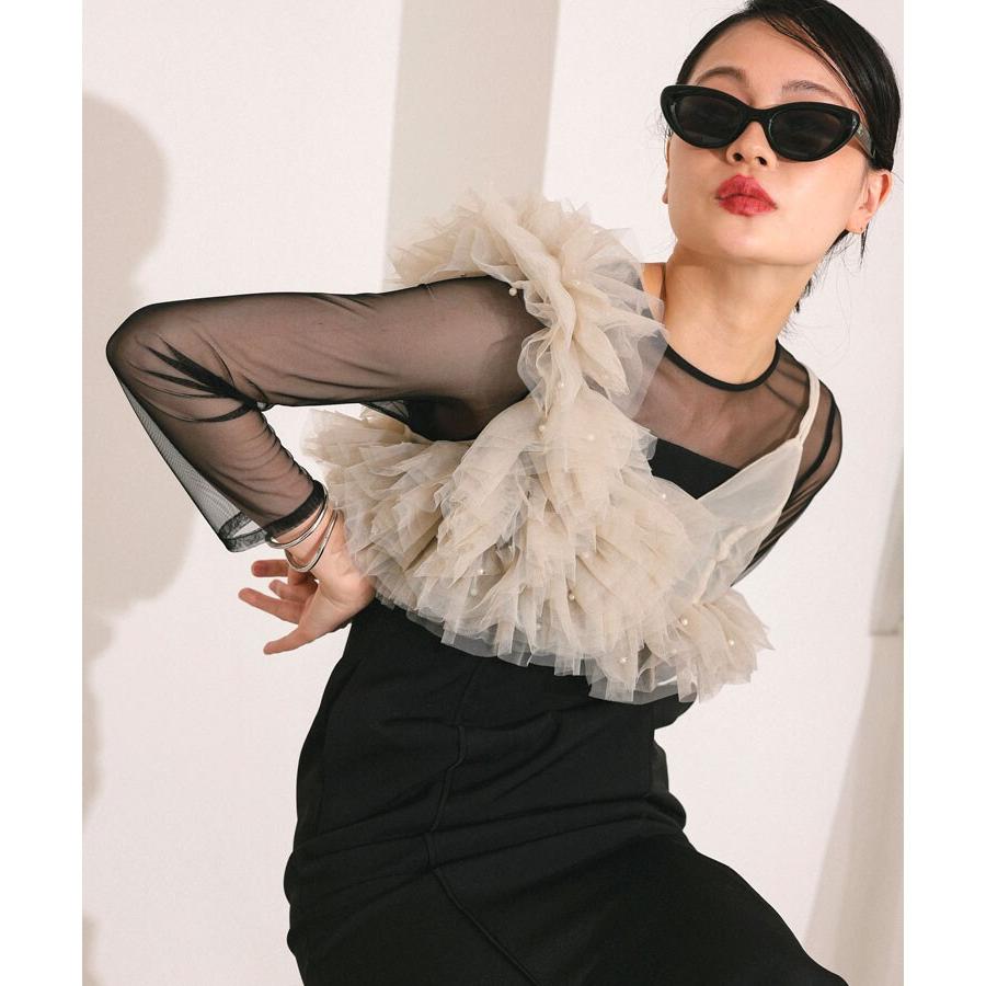 andresd pearl bustier dress ブラウン L Mサイズ】pearl bustier dress ANDRESD（アンドレスド）のレンタル