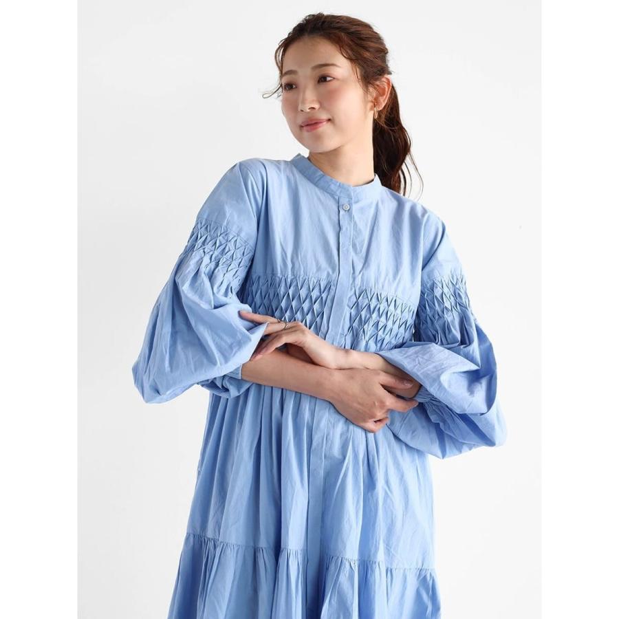 【美品】ハンドスモッキングワンピース VIN ハンドスモッキングギャザーワンピース : マルイ(丸井)Yahoo