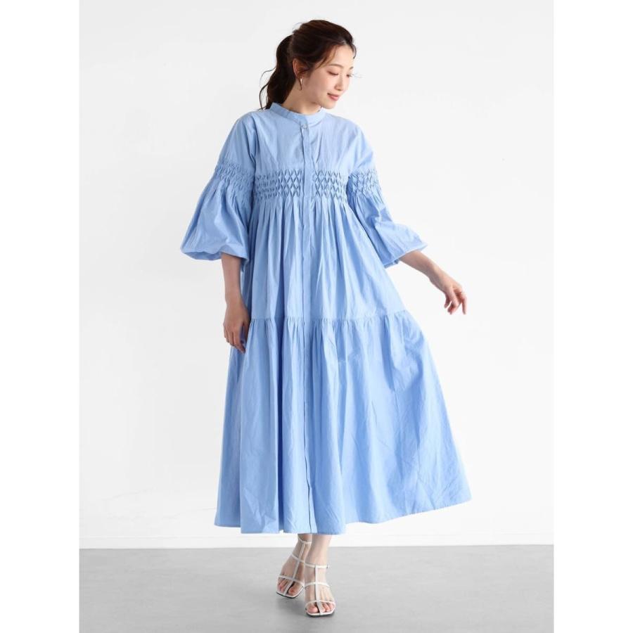 VIN ハンドスモッキングギャザーワンピース : マルイ(丸井)Yahoo