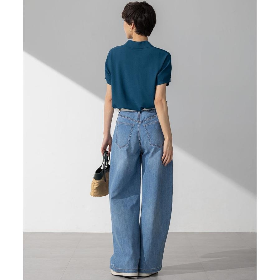 Oggi6月号掲載 23区 サマー タック ワイド デニムパンツ 接触冷感 30 Oggi6月号掲載/接触冷感】23区DENIM サマー タック ワイド