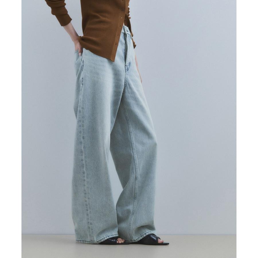 ADAM ET ROPE ワイドストレートデニム ADAM ET ROPE'（アダムエロペ） 【WEB限定】ワイドストレートデニム