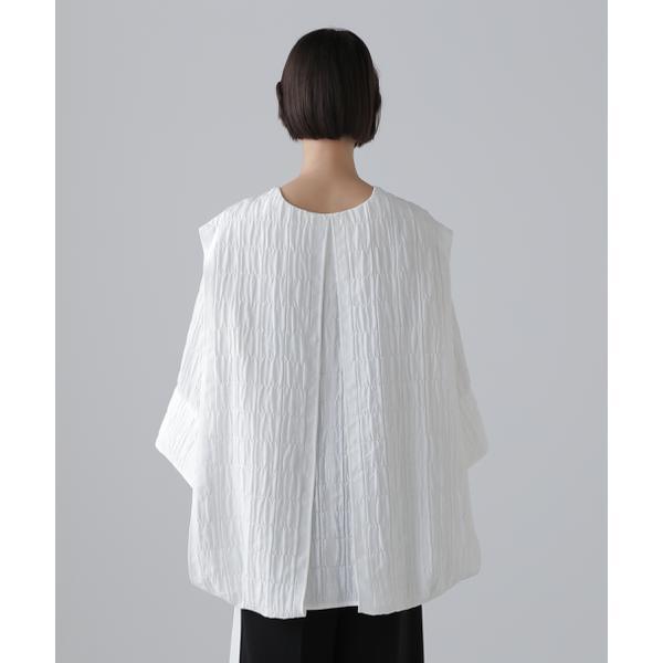 7.4万円 今季 25SS ADORE シュリンクWジャガードジャケット白 38 ADORE（アドーア） シュリンクWジャガードジャケット : マルイ(丸井