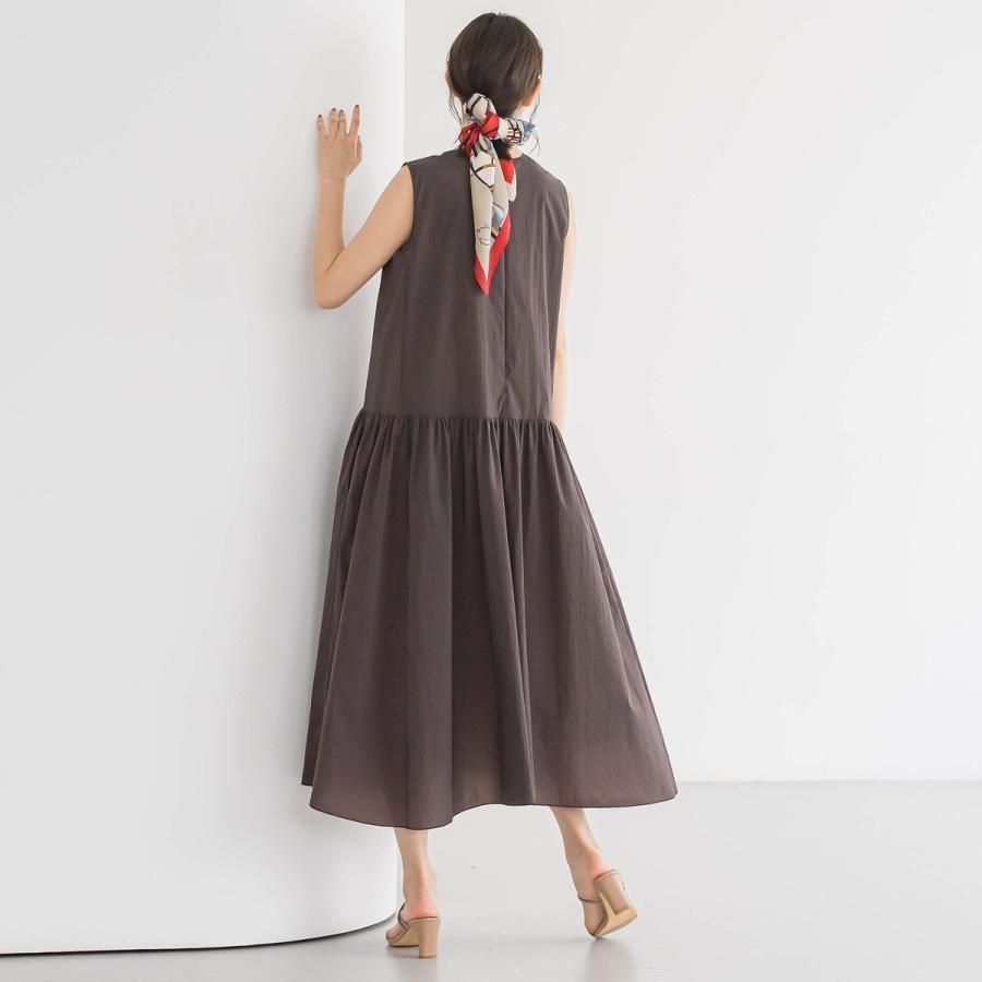 ドロワットロートレアモン（Droite lautreamont）/ナイロンタフタストレッチワンピース≪洗濯機で洗える≫ Droite lautreamont（ドロワット・ロートレアモン） ナイロンタフタ