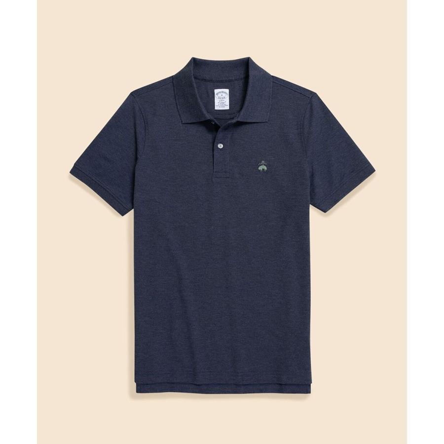 スーピマコットンストレッチ ピケ GFロゴ ポロシャツ Slim Fit