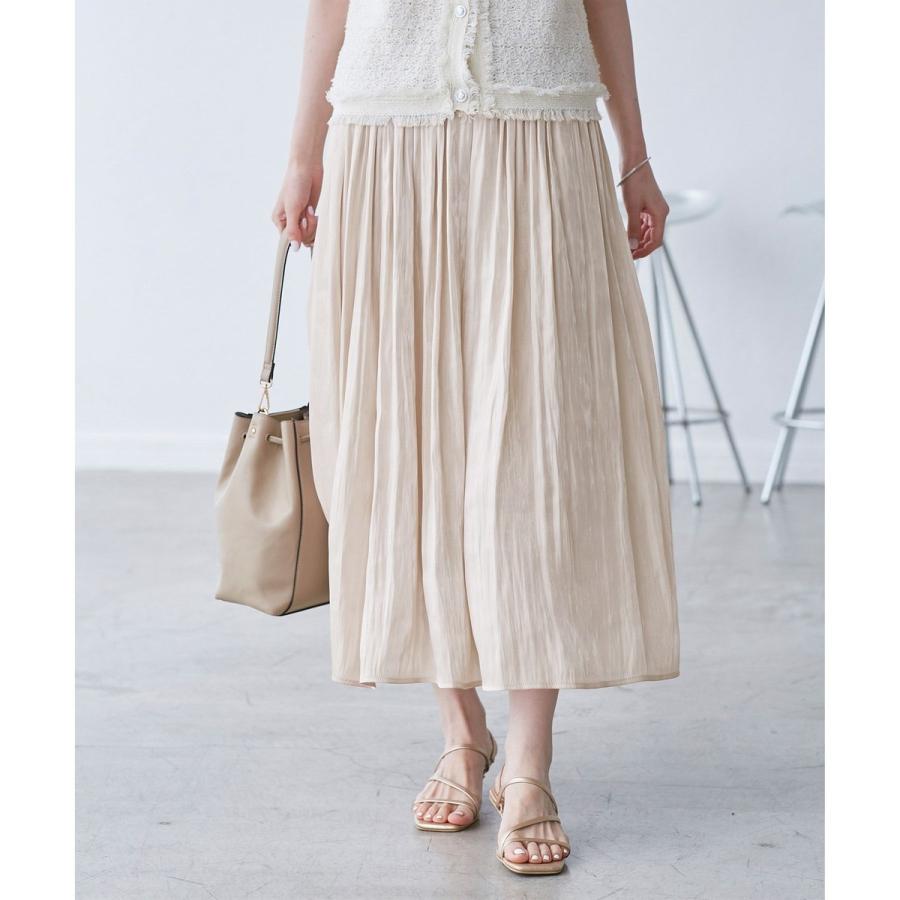 ROPE' PICNIC（ロペ ピクニック） シャイニーリラックスプリーツ