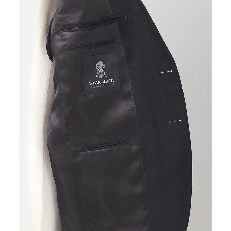 【WEAR BLACK】御幸毛織 スーパーブラックフォーマルスーツの画像