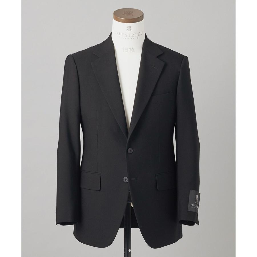 【WEAR BLACK】御幸毛織 スーパーブラックフォーマルスーツの画像