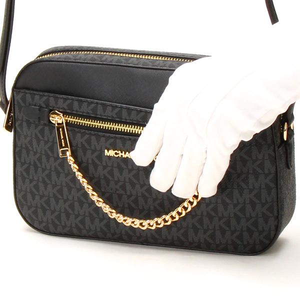 MICHAEL KORS ジップ チェーン クロスボディ ショルダーバッグ新品 MICHAEL KORS ショルダーバッグ バッグ JET SET ITEM EW ジップ