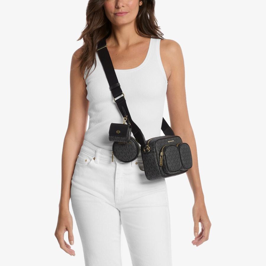 CAM01-10 マイケルコース 美品 JET SET ITEM ポケット MICHAEL KORS（マイケルコース） JET SET ITEM ポケット クロスボディ