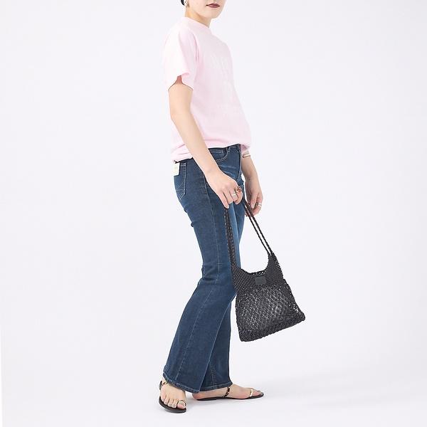 【Swaraj/スワラージ】手編みのメタリックマクラメバッグ / ハンドバッグ | Rouge vif la cle | 04